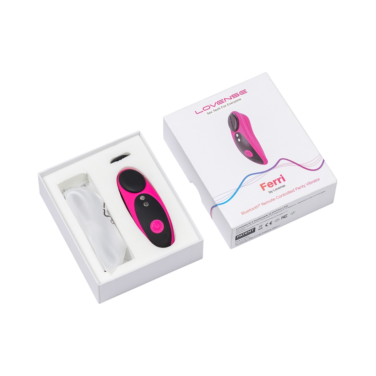 Product image of the  Lovense vibrator on clean background