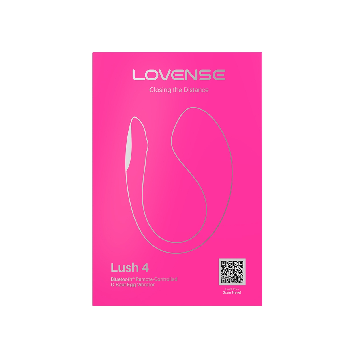 Fully assembled  Lovense vibrator with smooth exterior