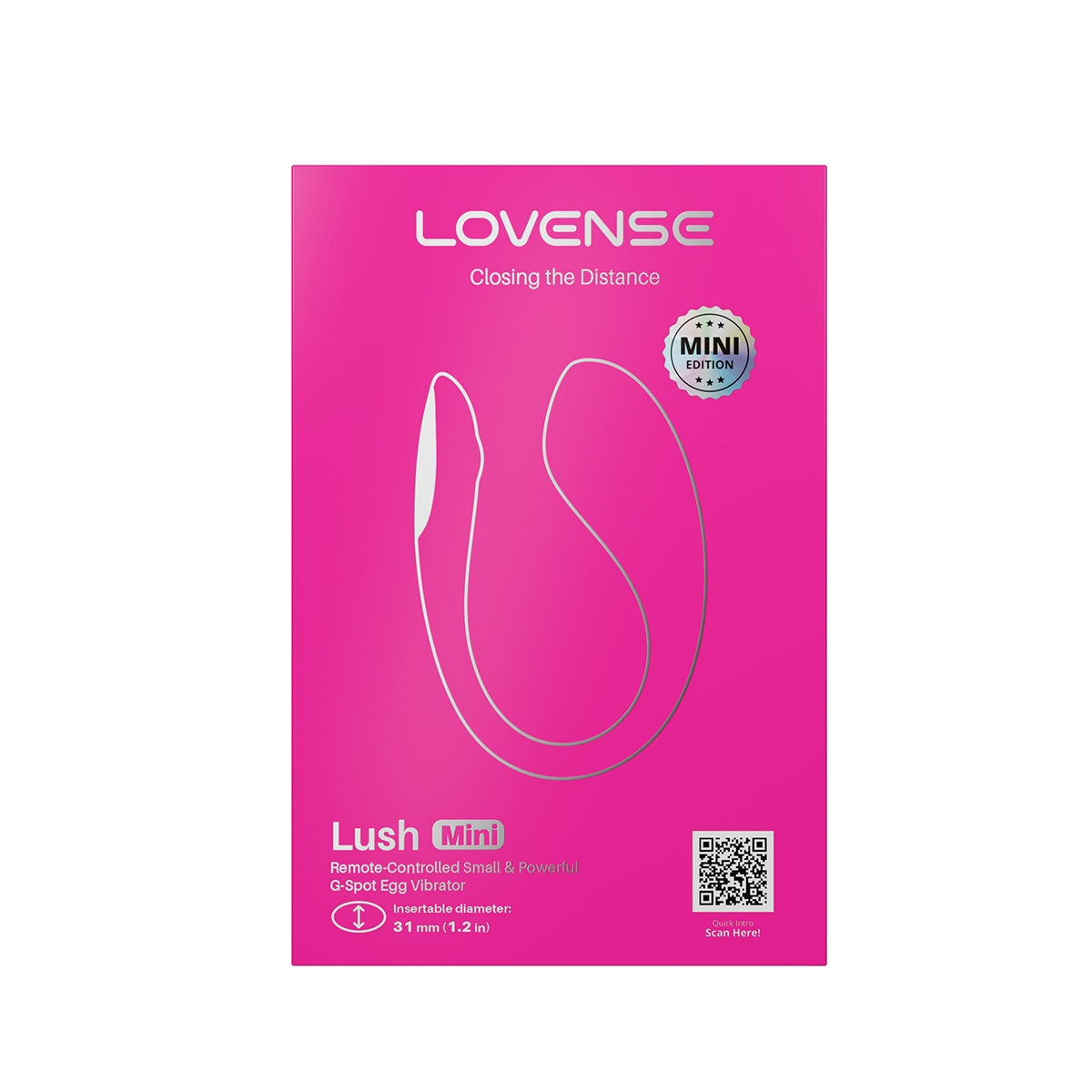 Close-up of the  Lovense vibrator for texture detail