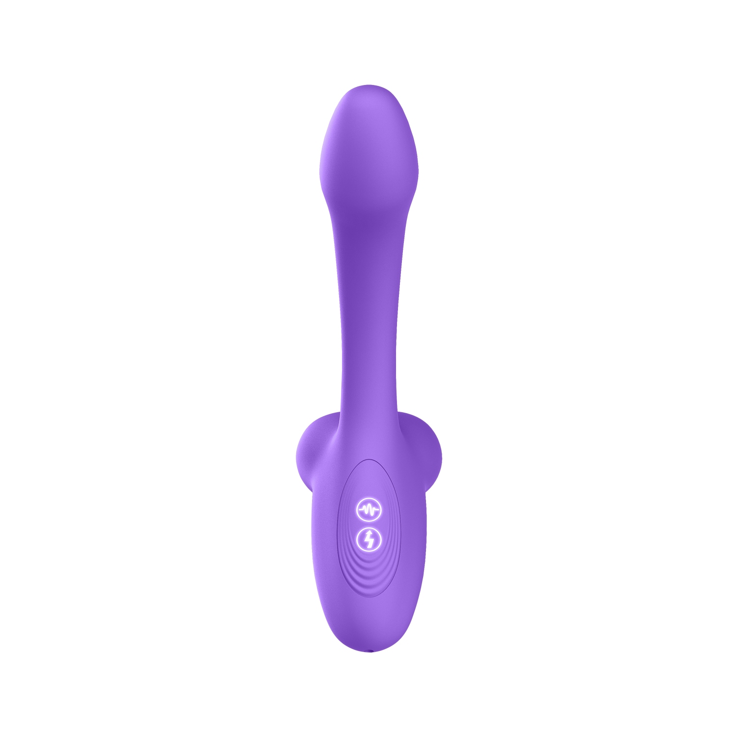 Close-up of the Purple Luv Inc vibrator for texture detail