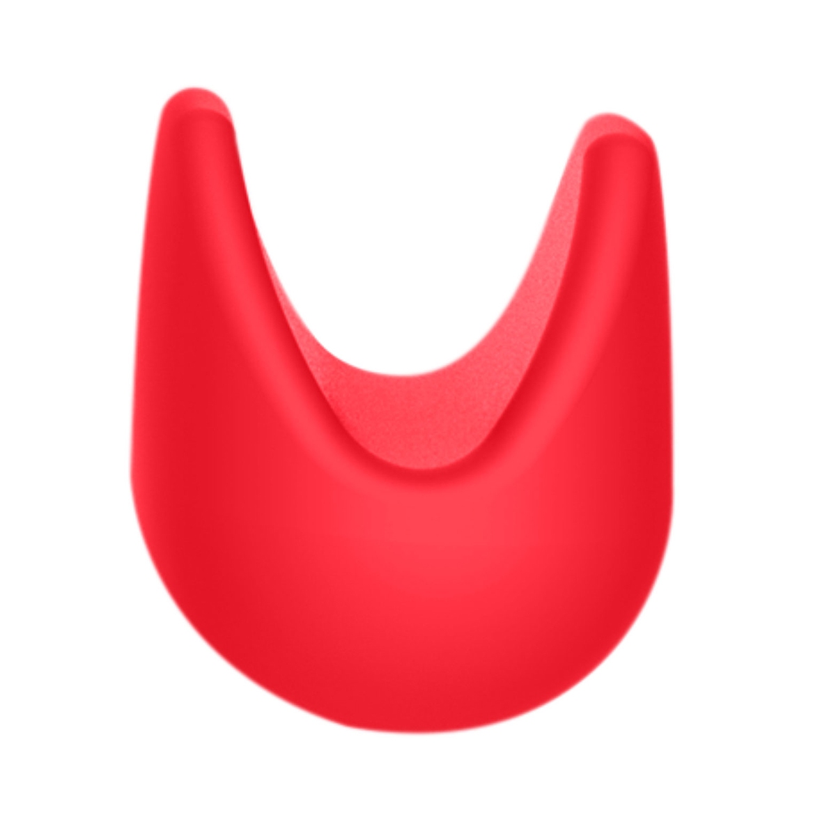 Close-up of the Red Luv Inc vibrator for texture detail