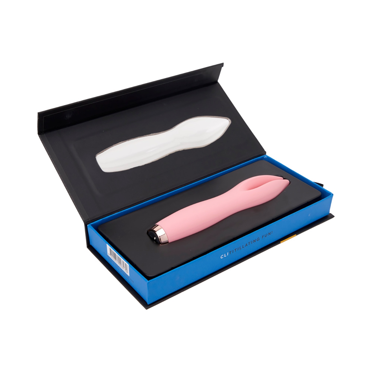 Close-up of the Pink Nu Sensuelle vibrator for texture detail