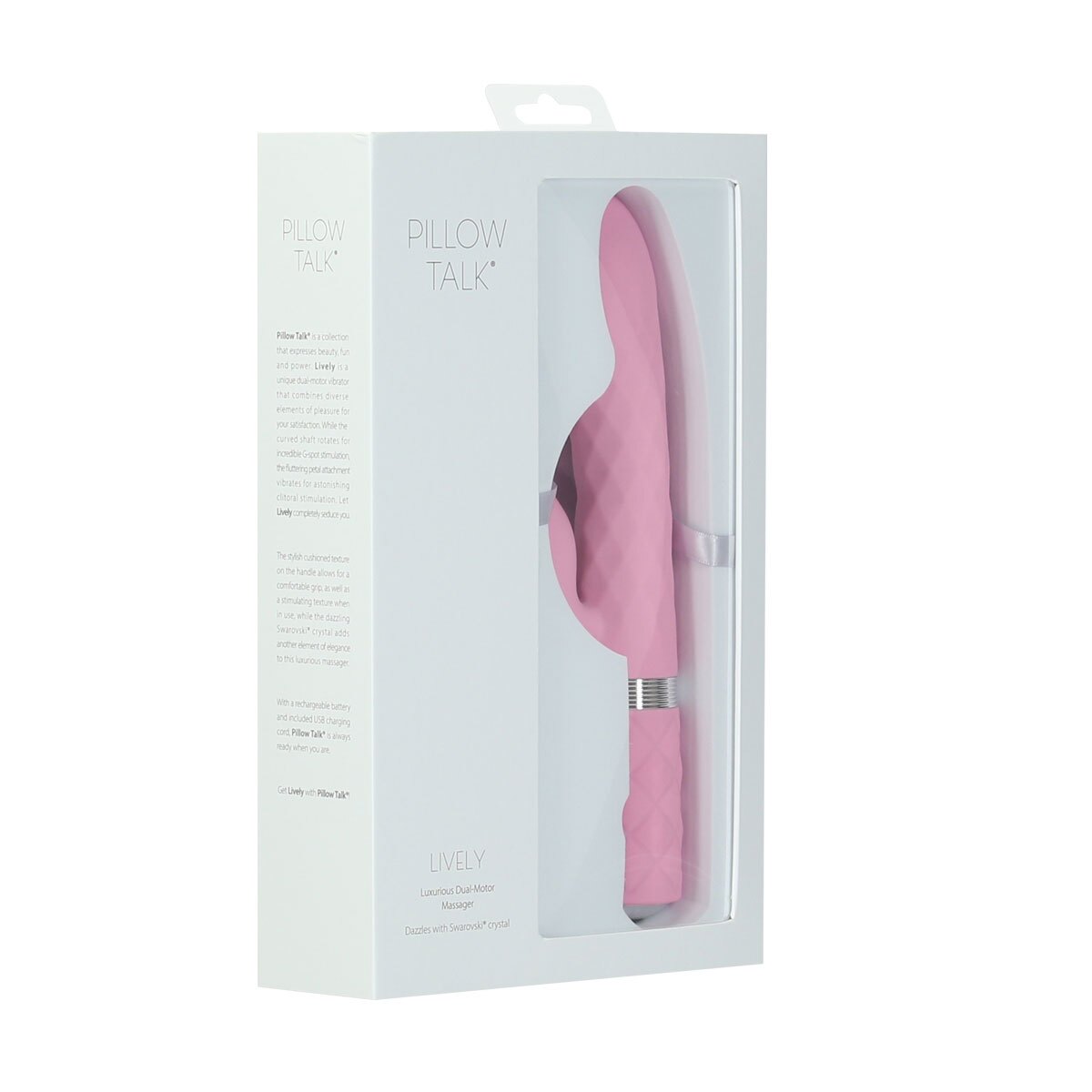 Close-up of the Pink BMS vibrator for texture detail