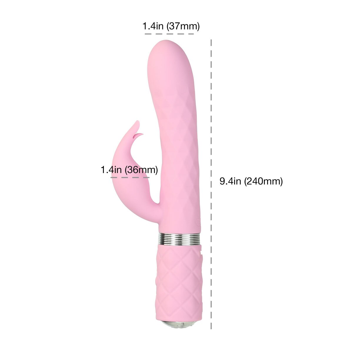 Product image of the Pink BMS vibrator on clean background