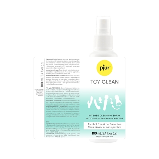 Best Pjur Toy Clean 3.4 Oz. sex toy cleaner by Pjur