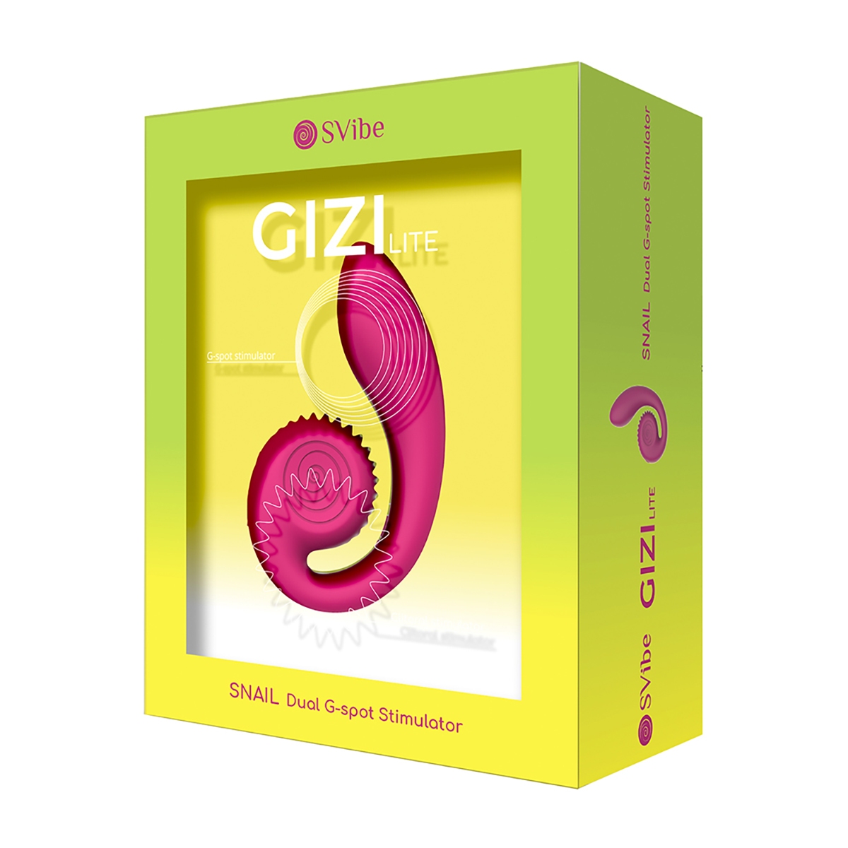 Fully assembled  Snail Vibe vibrator with smooth exterior