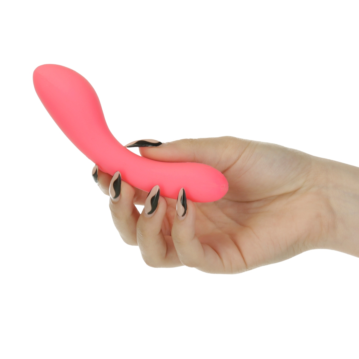Fully assembled Dark Pink BMS vibrator with smooth exterior