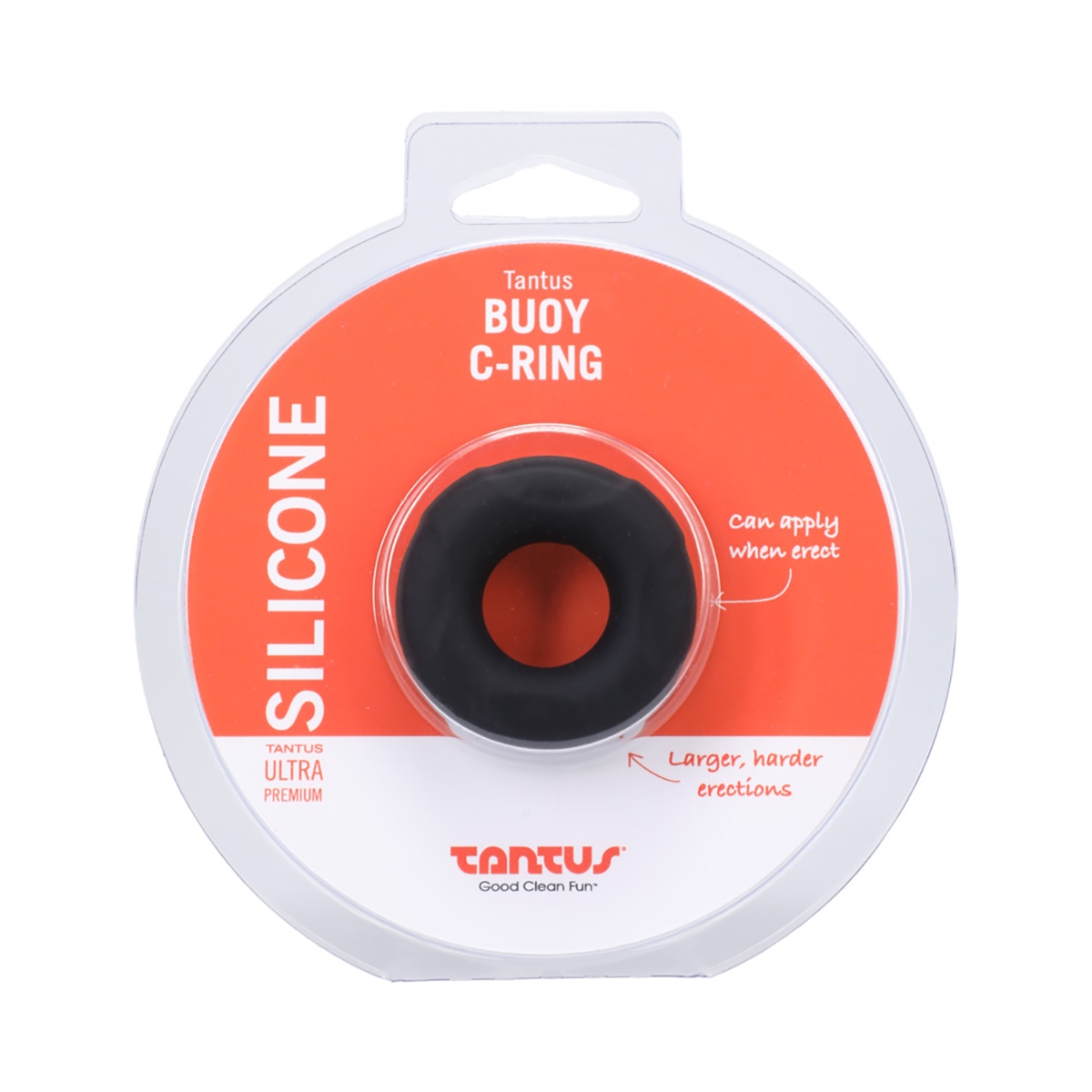 Close-up of the Black Tantus vibrator for texture detail