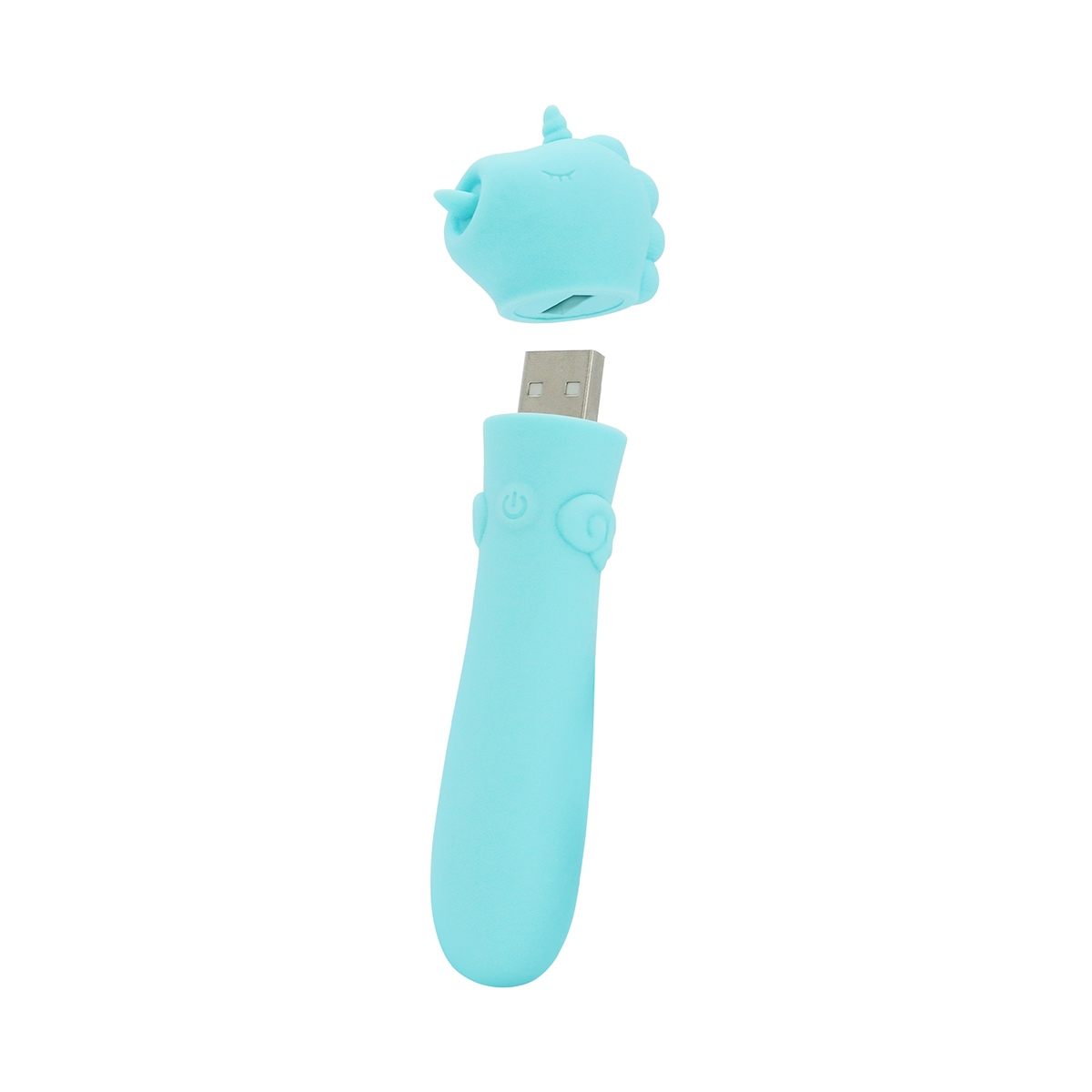 Product image of the Blue Creative Conceptions vibrator on clean background