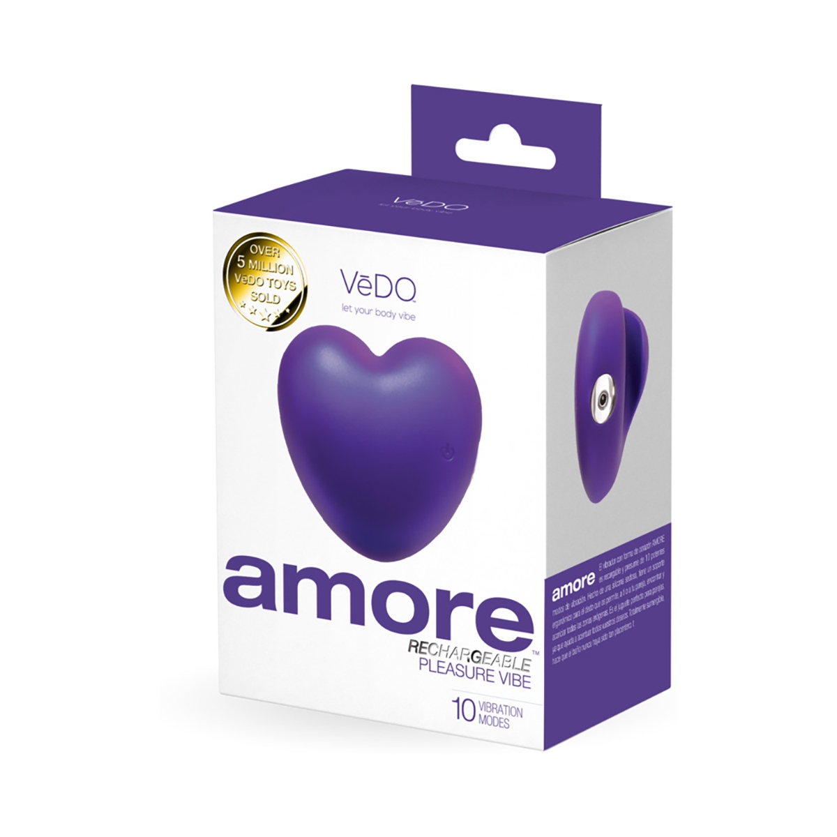 Product image of the Purple VeDO vibrator on clean background