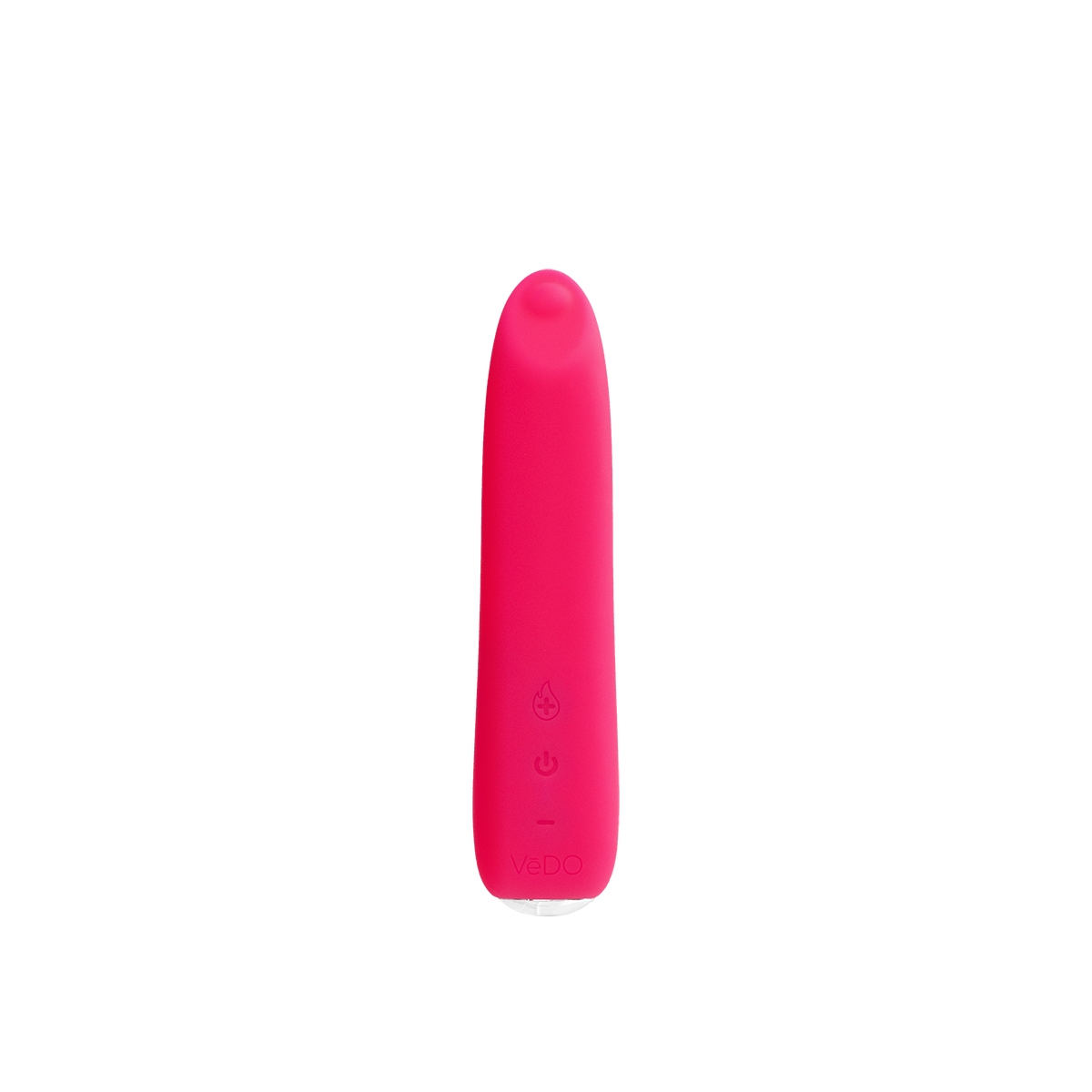 Pink VeDO vibrator Boom Ultra shown in hand for scale