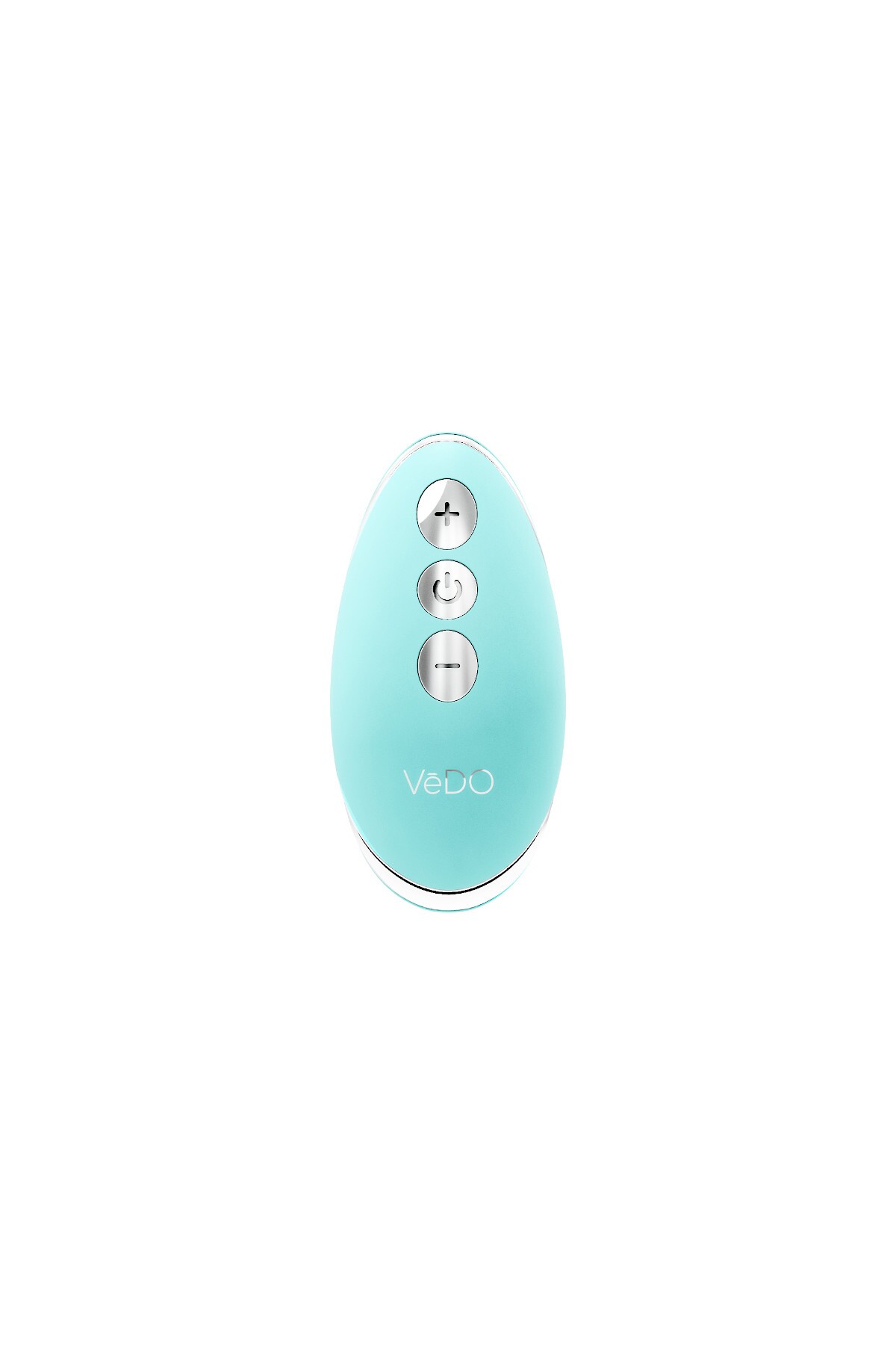 Close-up of the Turquoise VeDO vibrator for texture detail
