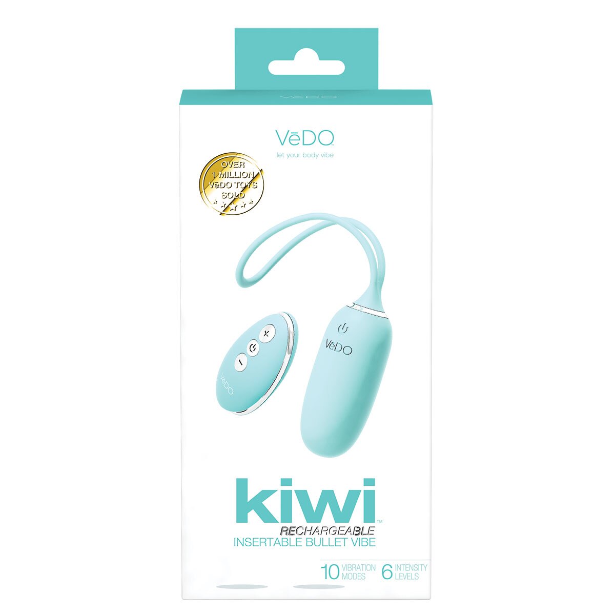 Fully assembled Turquoise VeDO vibrator with smooth exterior