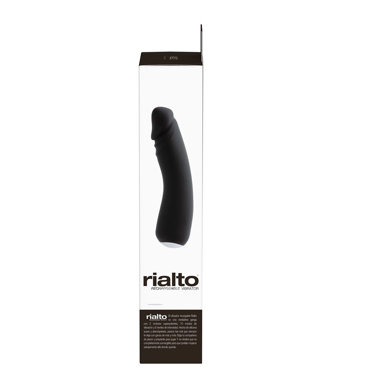 Product image of the Black VeDO vibrator on clean background