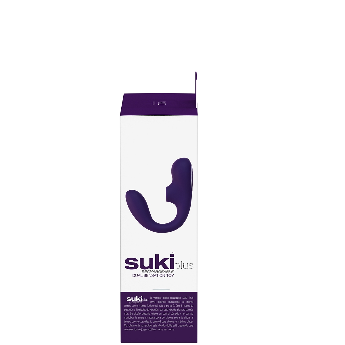 Product image of the Purple VeDO vibrator on clean background