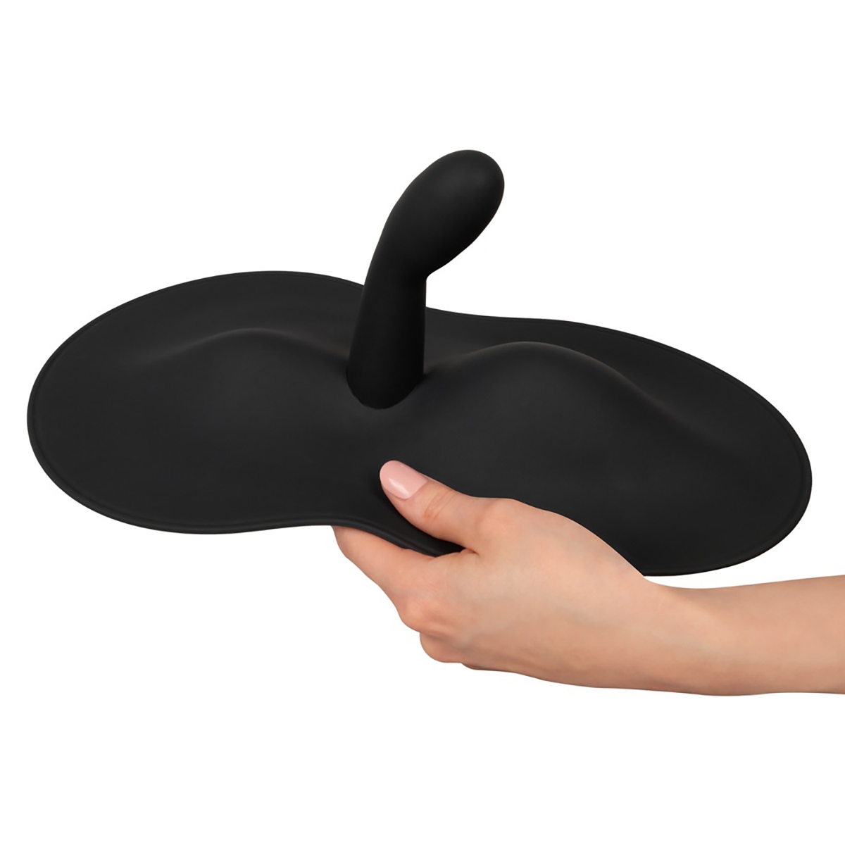 Angled view of the  VibePad vibrator designed for intimate use