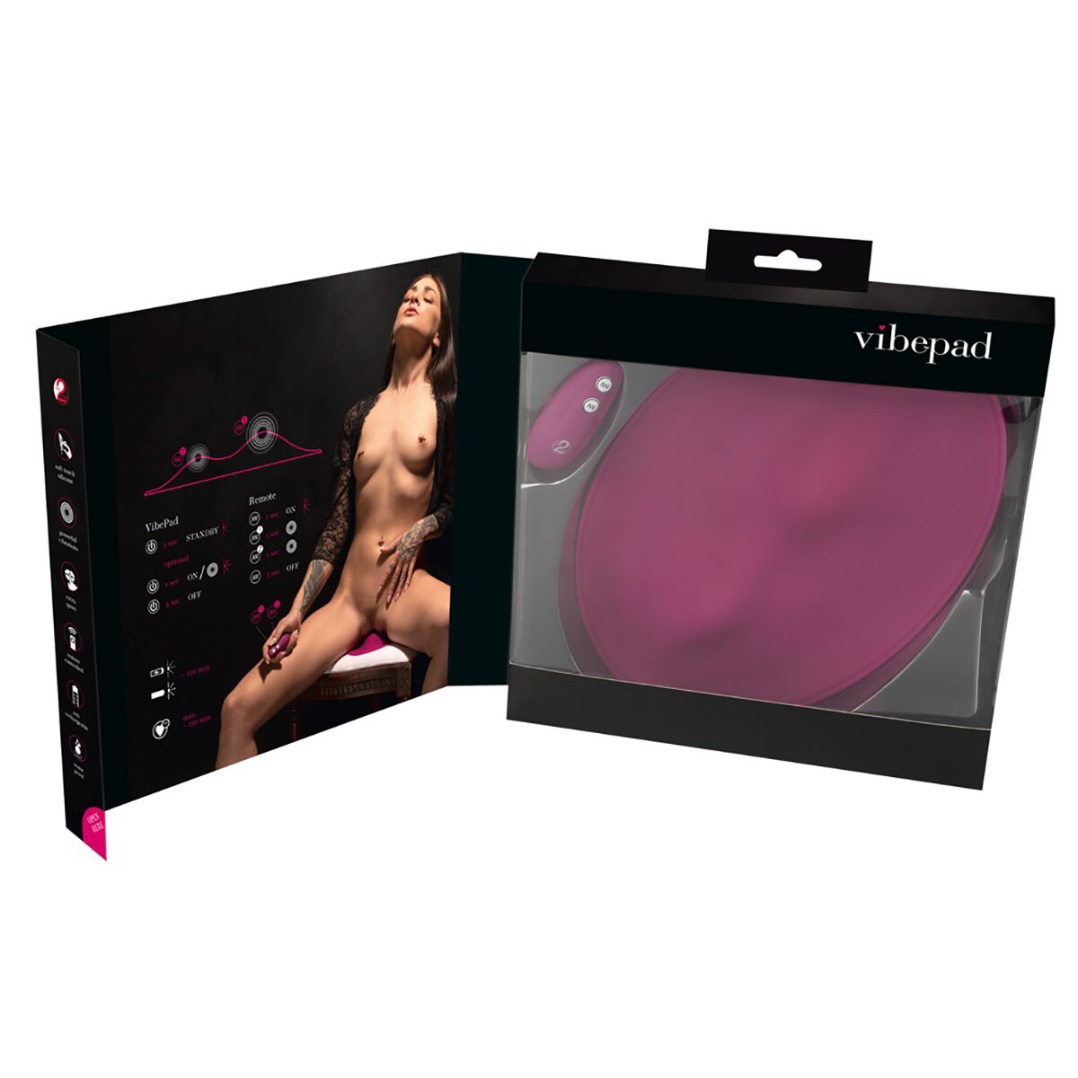Close-up of the  VibePad vibrator for texture detail