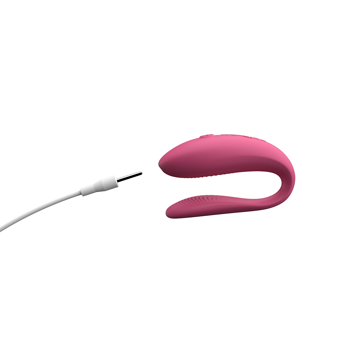 Charging setup for Pink We-Vibe vibrator including cable