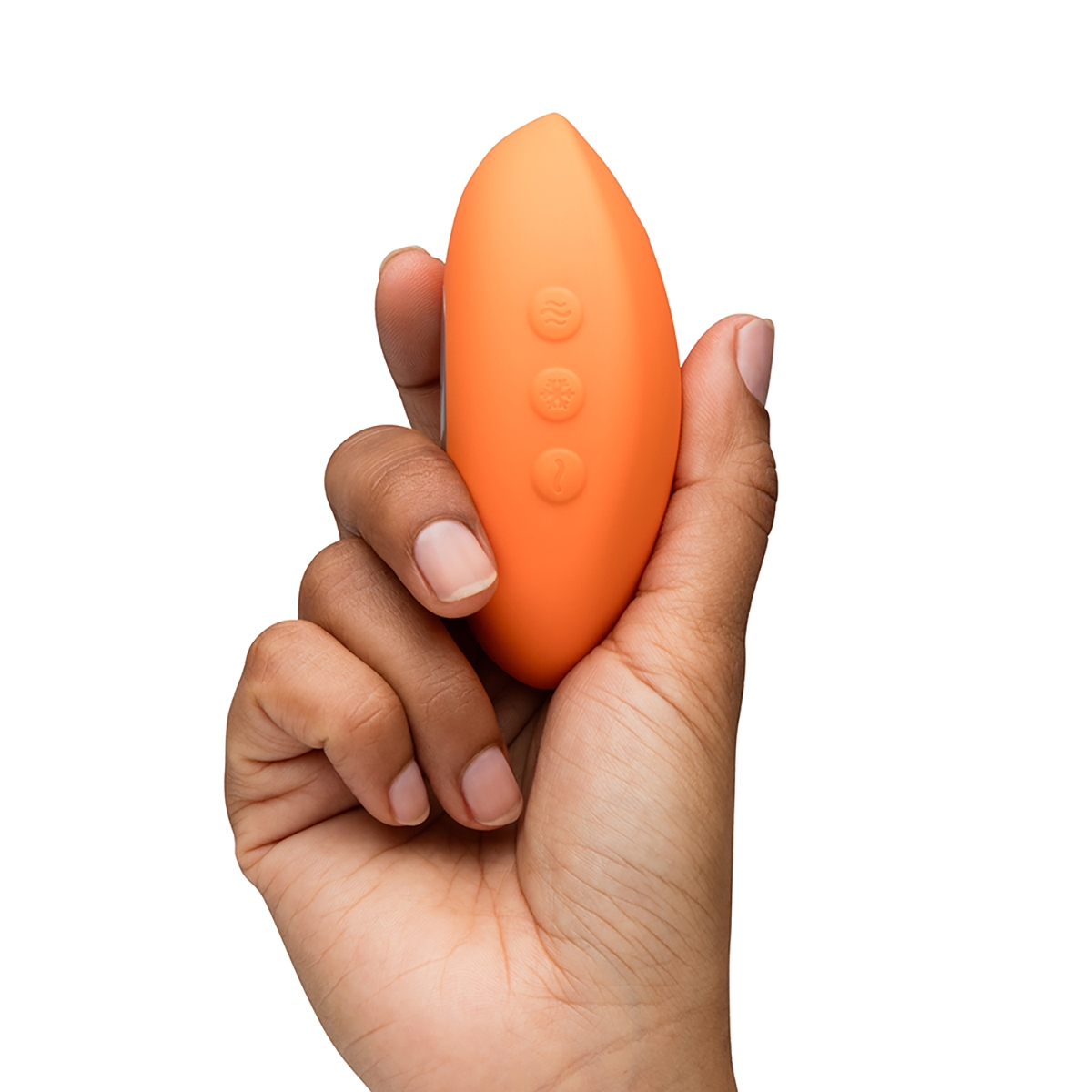 Fully assembled  We-Vibe vibrator with smooth exterior