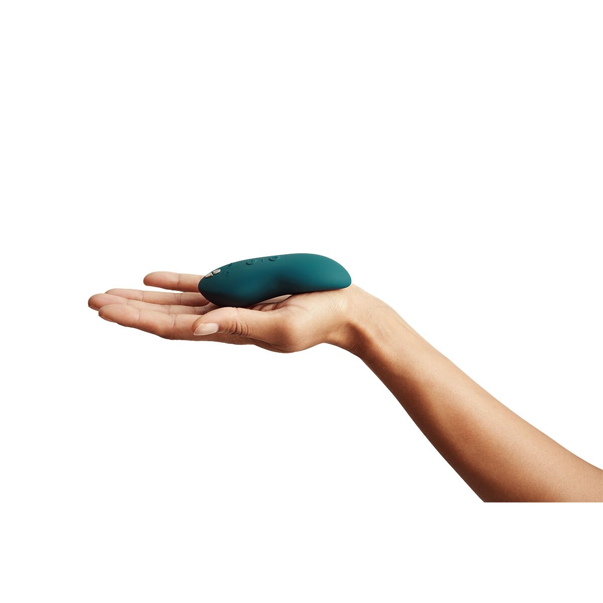 Fully assembled Green We-Vibe vibrator with smooth exterior