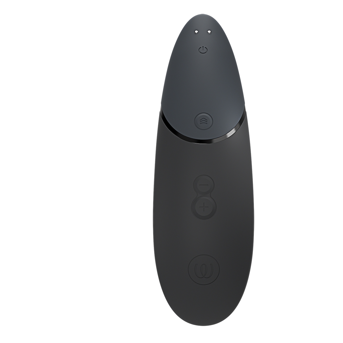 Waterproof design shown in the Black Womanizer vibrator