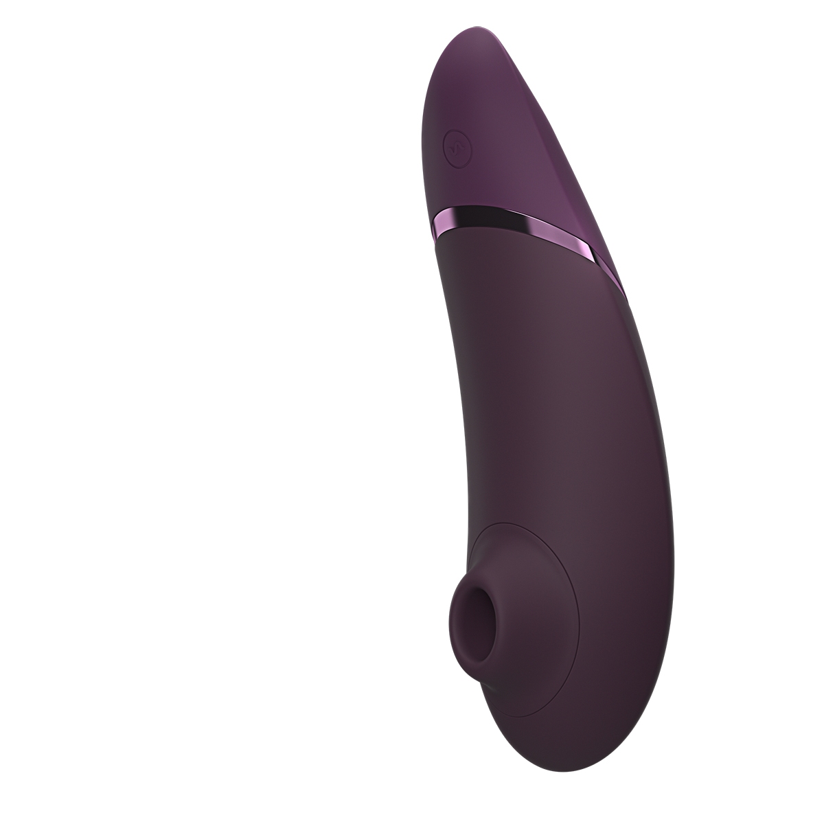 Charging setup for Purple Womanizer vibrator including cable