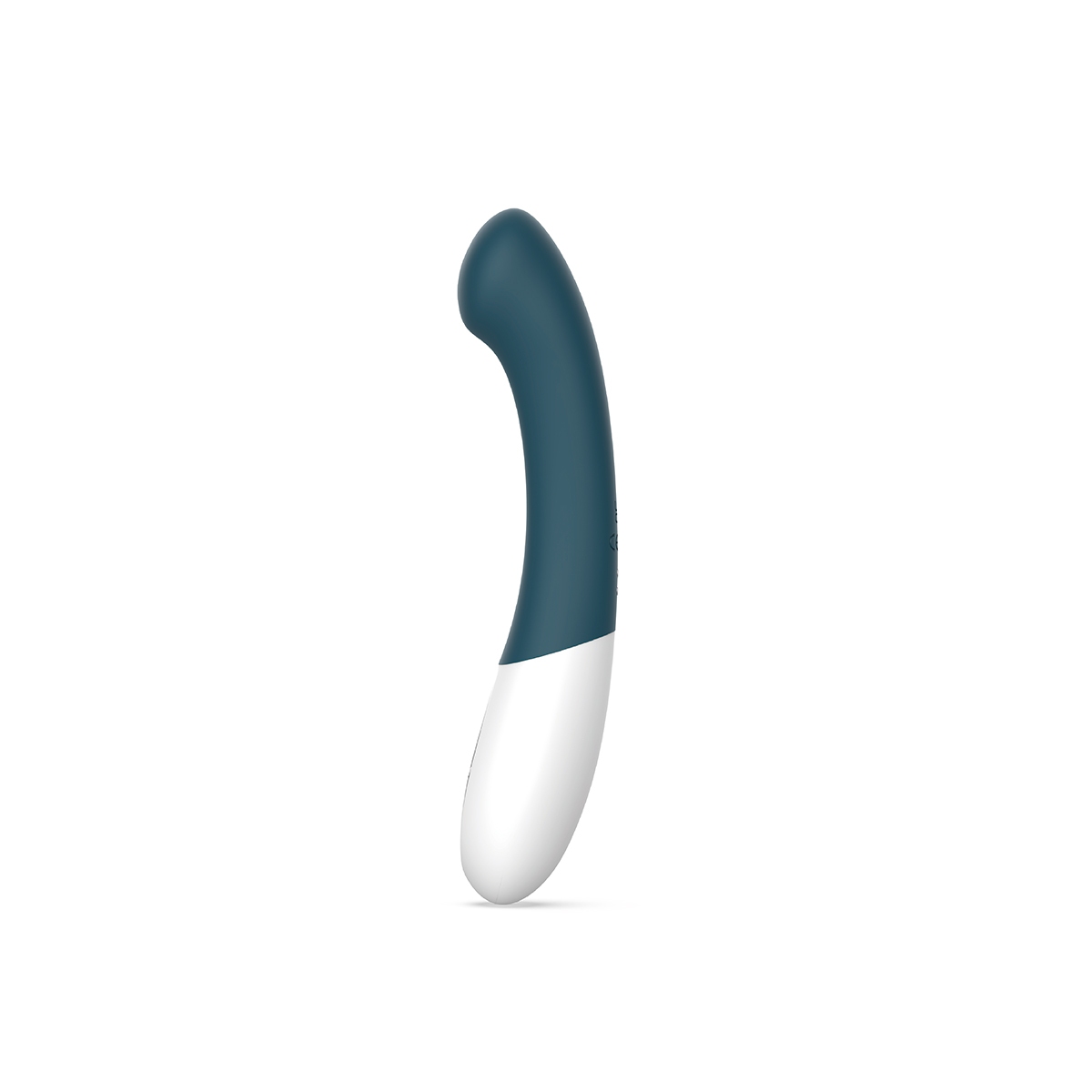Close-up of the Blue Zini vibrator for texture detail