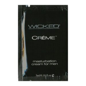 .1 oz Water Based Lube Wicked Sensual Care Wicked Crme Packettes 144ct
