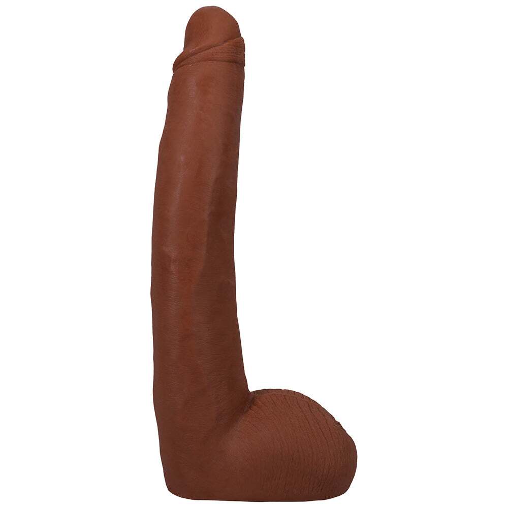 11 inch Dildo from Doc Johnson in Tan Light Brown Mocha designed for anal sex with Her or Him