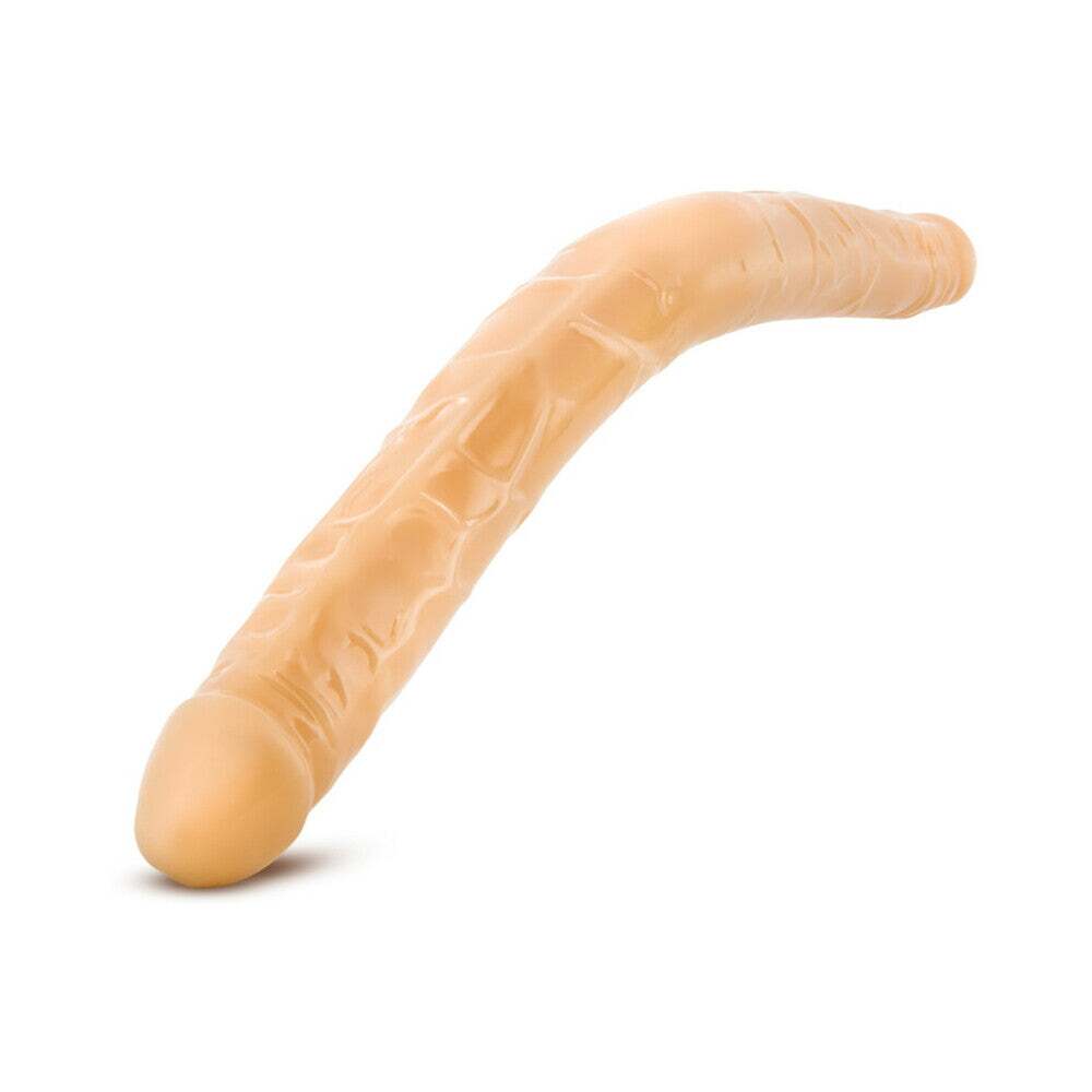 16 inch Dildo from Blush in Vanilla Ivory Beige designed for anal sex with Her or Him