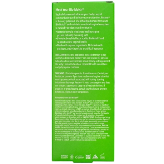 Good Clean Love Restore Moisturizing Lubricant 2oz intimate cleansers and personal cleansing care by Good Clean Love.