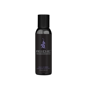 Bottle of 2 oz Vegan Lube Sliquid showing plant-powered formula