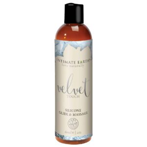 2 oz. Organic Lube Intimate Earth Elite Velvet Touch Silicone Glide & Massage