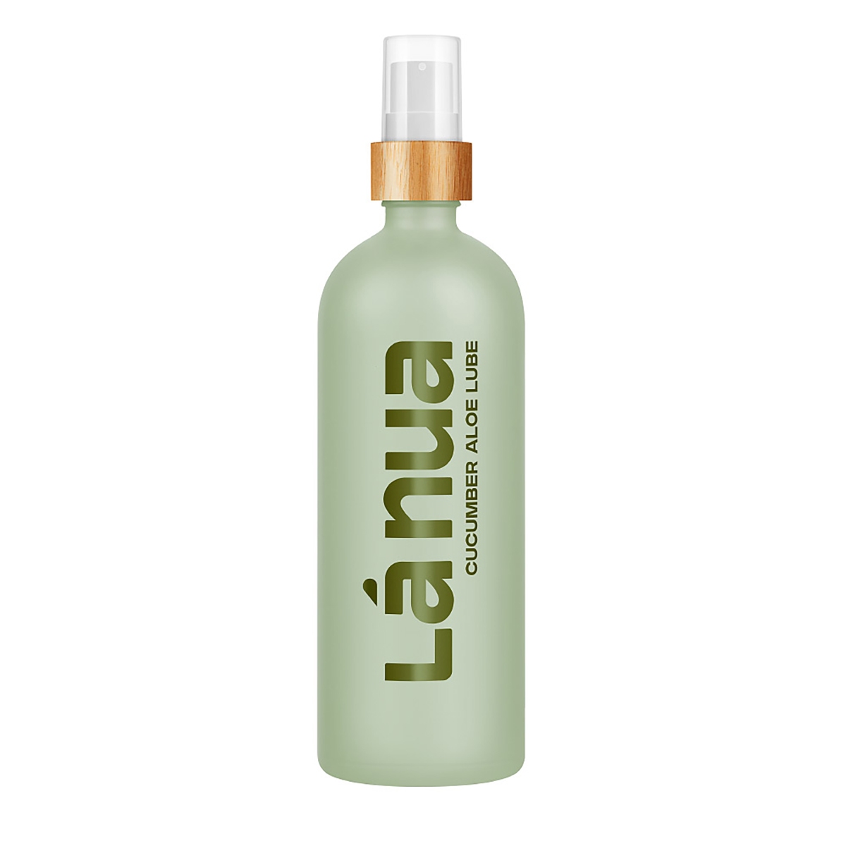 Bottle of 200 ml Water Based Lube La Nua showing clean, lightweight formula