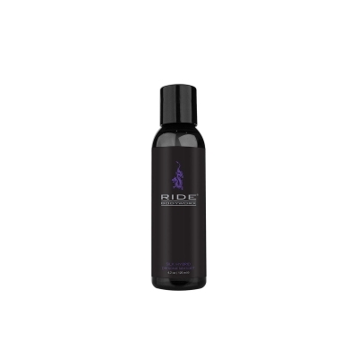 Bottle of 4.2 oz Vegan Lube Sliquid showing plant-powered formula