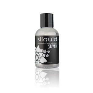 Bottle of 4.2 oz Vegan Lube Sliquid showing plant-powered formula