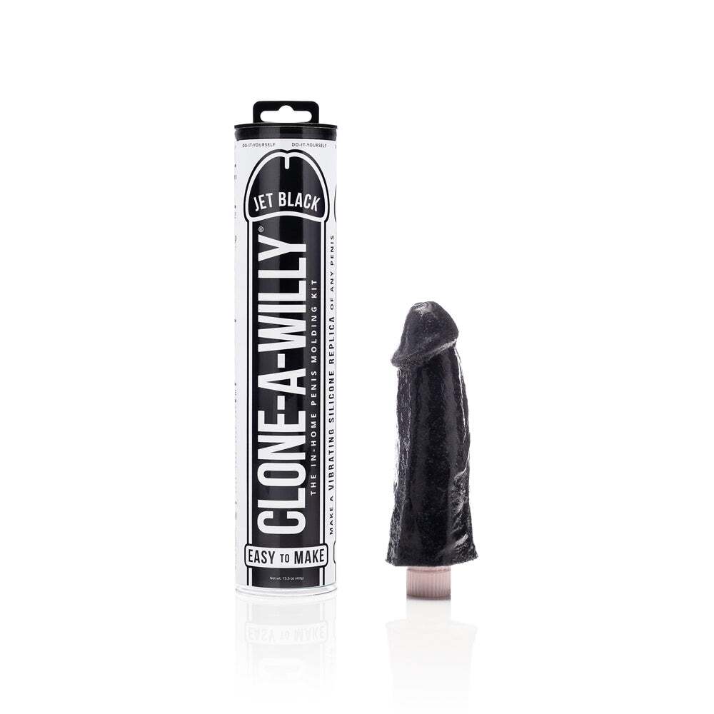 Dildo by Clone-A-Willy in Black shown for use by Her or Him