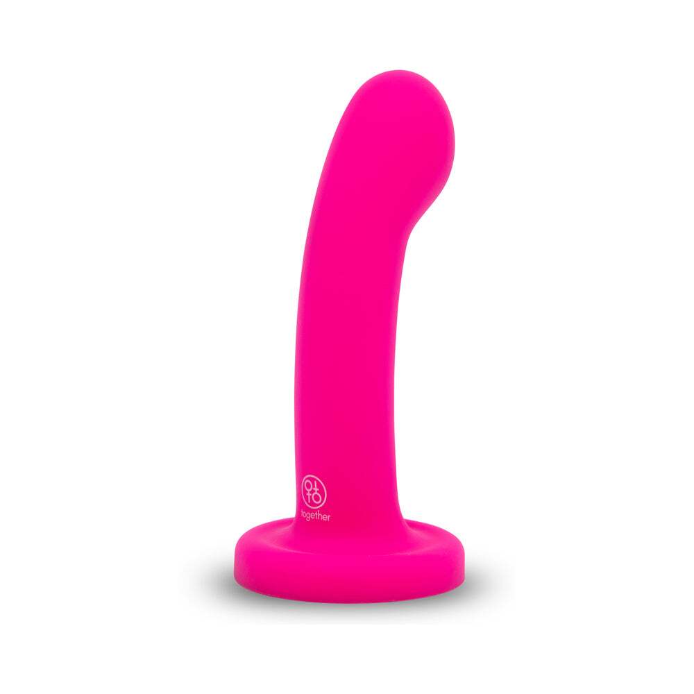 5 inch Dildo from Together Toy in Hot Pink Magenta Fuchsia designed for anal sex with Her or Him