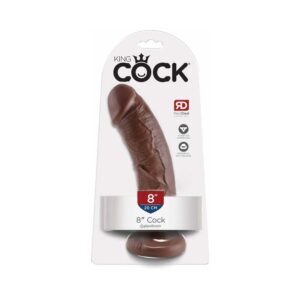 8 inch Dildo Pipedream Brown Chocolate Cocoa King Cock Cock Realistic With Suction Cup