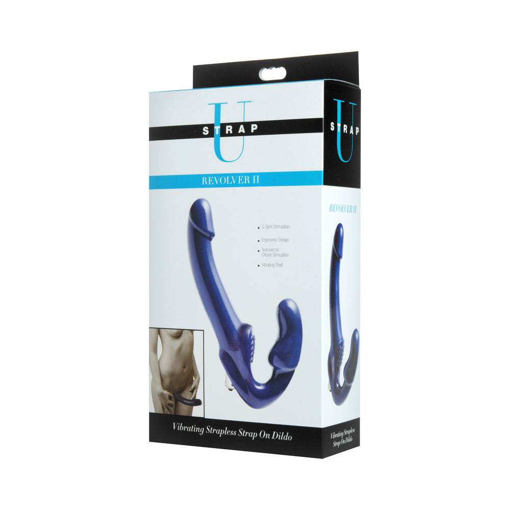 Dildo by XR Brands in Blue shown for use by Her or Him