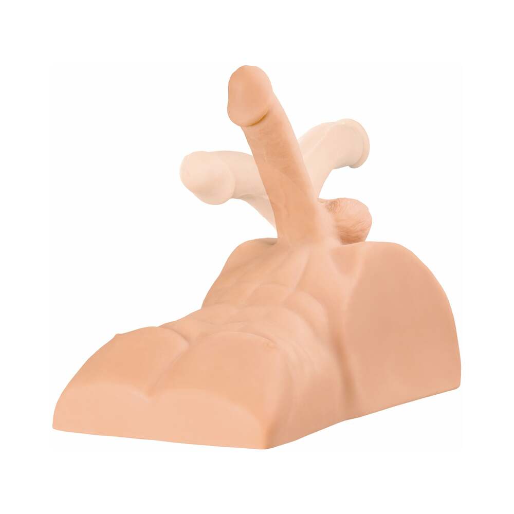 6 inch Dildo from PDX Brands in Vanilla Ivory Beige designed for anal sex with Her or Him