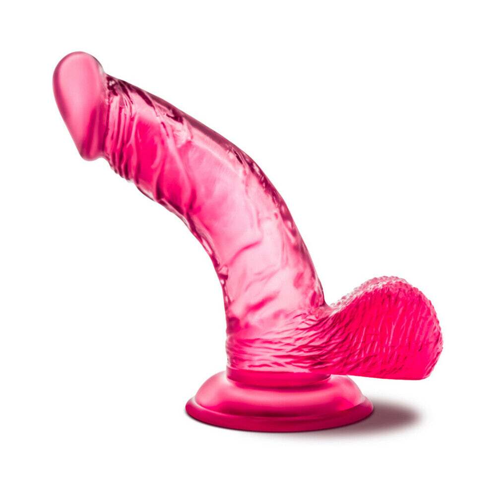 6.5 inch Dildo from Blush in Hot Pink Magenta Fuchsia designed for anal sex with Her or Him
