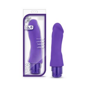 7.75 inch Dildo Blush Purple Luxe Marco Silicone Vibrating