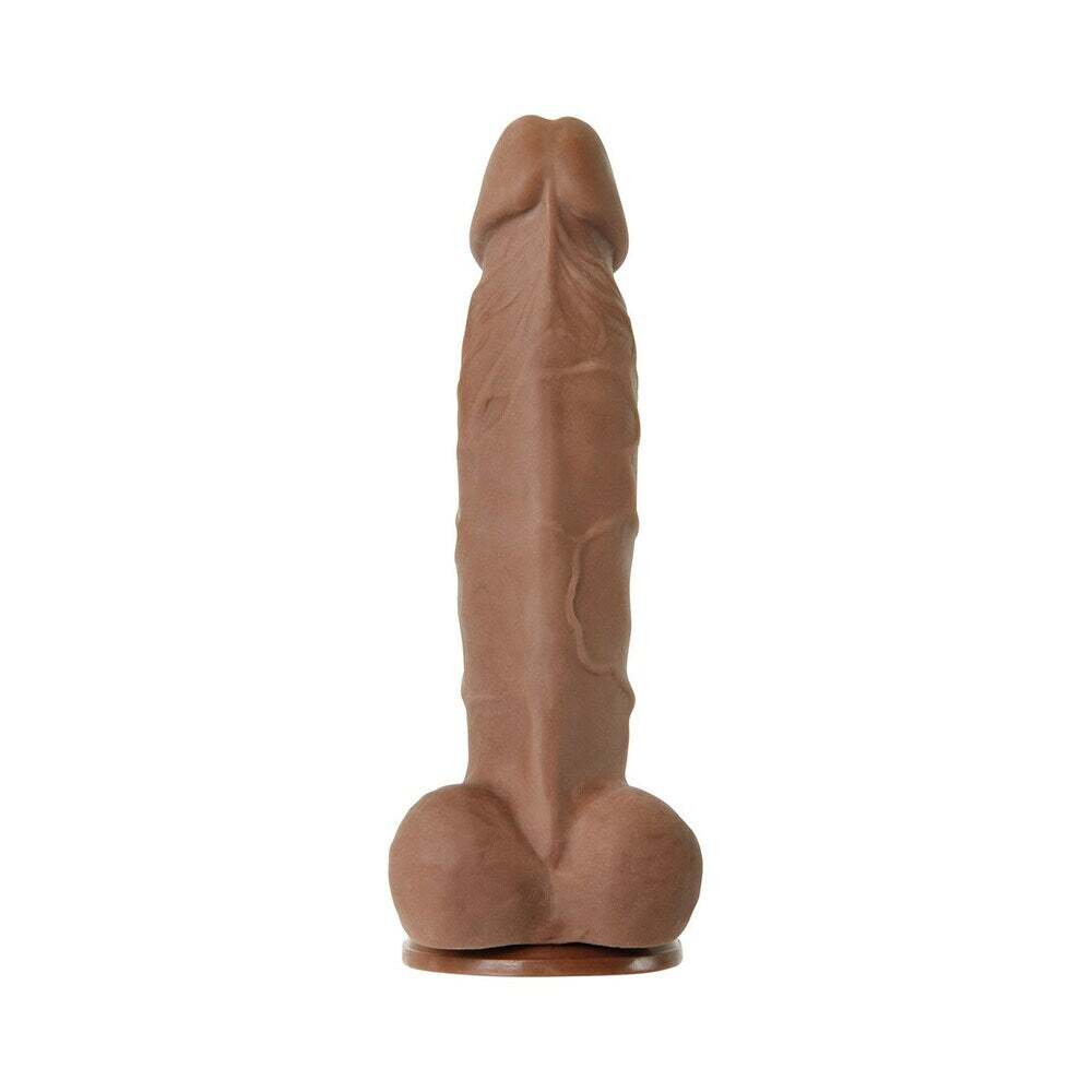 7 inch Dildo from Adam & Eve in Brown Chocolate Cocoa designed for anal sex with Her or Him