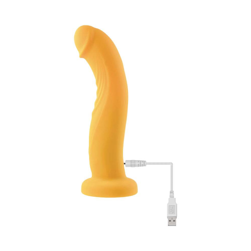 7 inch Dildo from Gender X in Yellow designed for anal sex with Her or Him