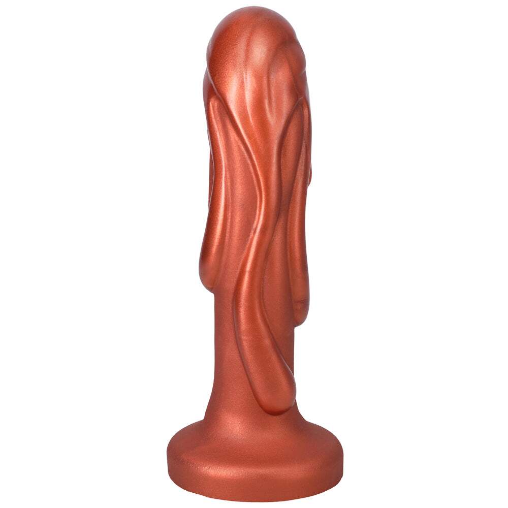 7 inch Dildo from Tantus in Copper designed for anal sex with Her or Him