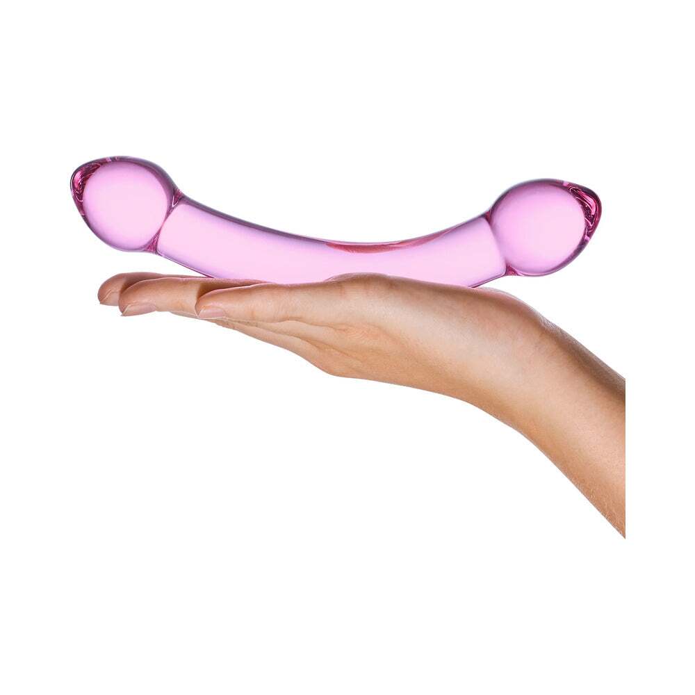 7.25 inch Dildo by Electric Eel in Light Purple shown for pegging Her or Him