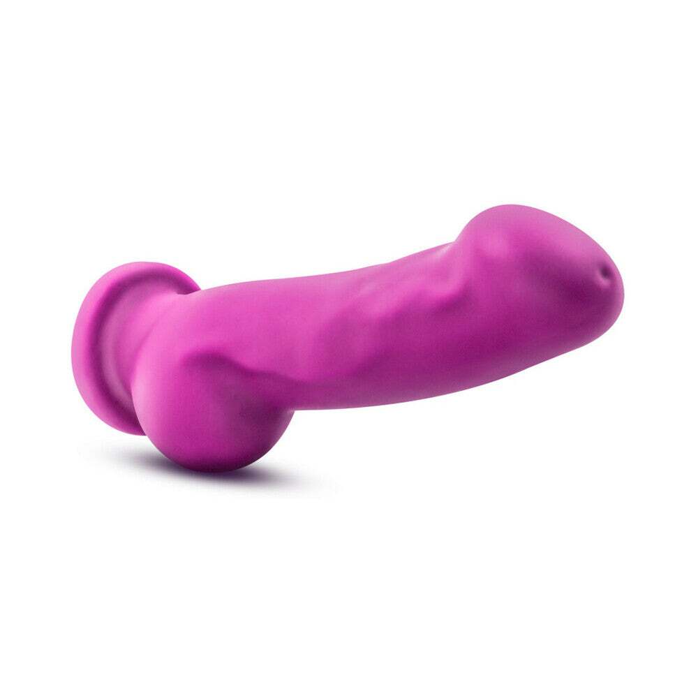 7.5 inch Dildo from Blush in Hot Pink Magenta Fuchsia designed for anal sex with Her or Him