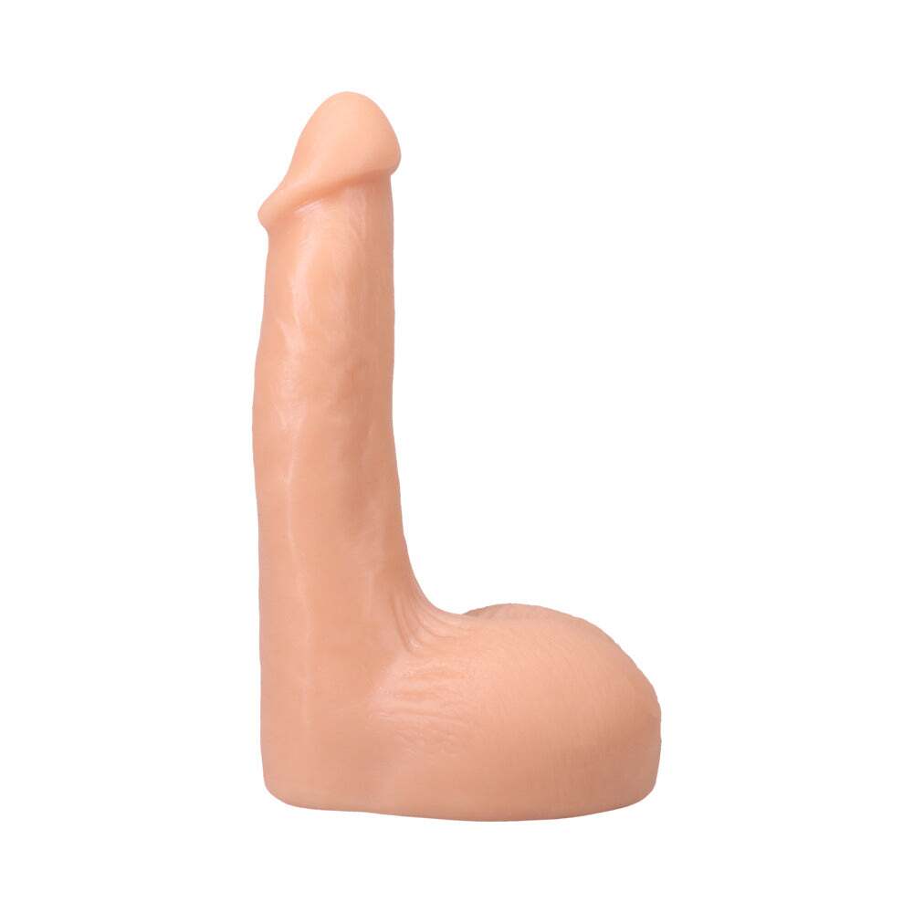 7.5 inch Dildo from Doc Johnson in Vanilla Ivory Beige designed for anal sex with Her or Him
