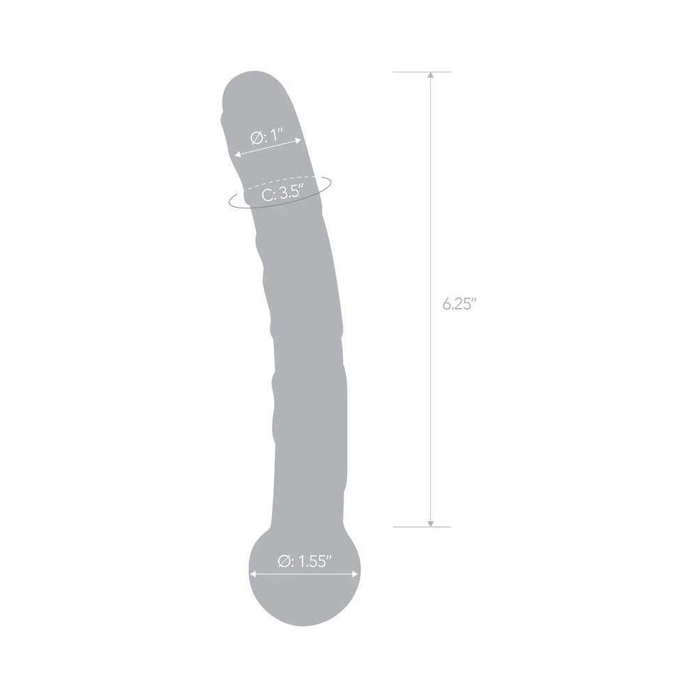 7.5 inch Dildo by Electric Eel in Orange displayed for pegging Him or Her